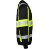 Sweatshirt 602 Rundhals Svart/Fluor Gul Top Swede XS – miniatyr 2