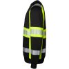 Sweatshirt 602 Rundhals Svart/Fluor Gul Top Swede XS – miniatyr 4