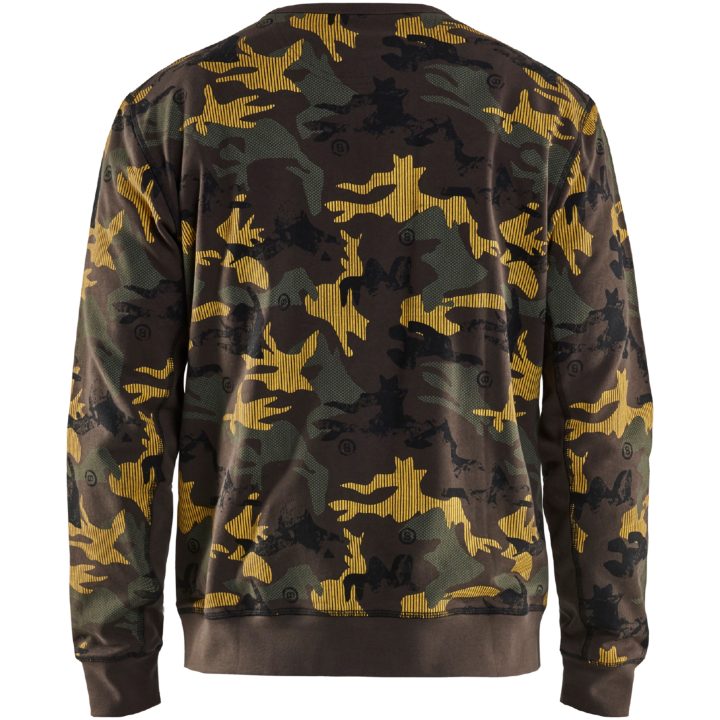 Sweatshirt 94081158 Grön / Svart BLÅKLÄDER SWEATSHIRT 94081158 OLIVGR S – bild 2