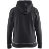 Sweatshirt dam 33731157 Svart BLÅKLÄDER SWEATSHIRT 33731157 SVARTME XS – miniatyr 2