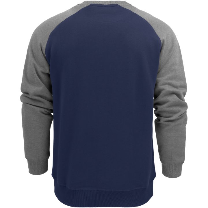Sweatshirt David Marinblå gråmelerad Mac One XS – bild 2