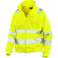 Sweatshirt Jacka Varsel 5172 Functional Gul Jobman