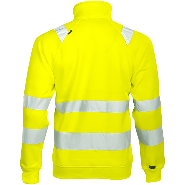 Sweatshirt Jacka Varsel 5172 Functional Gul Jobman XXXL – bild 3