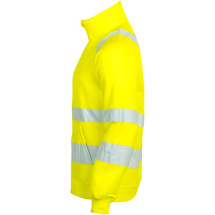 Sweatshirt Jacka Varsel 5172 Functional Gul Jobman XXXL – bild 4