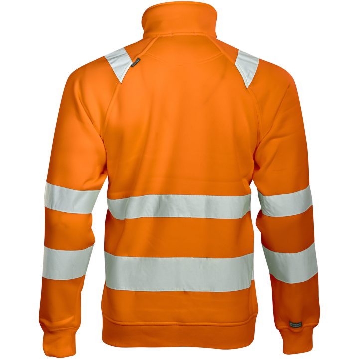 Sweatshirt Jacka Varsel 5172 Functional Orange Jobman Large – bild 3