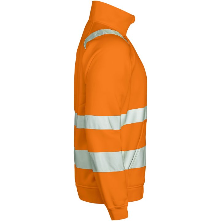 Sweatshirt Jacka Varsel 5172 Functional Orange Jobman Large – bild 5