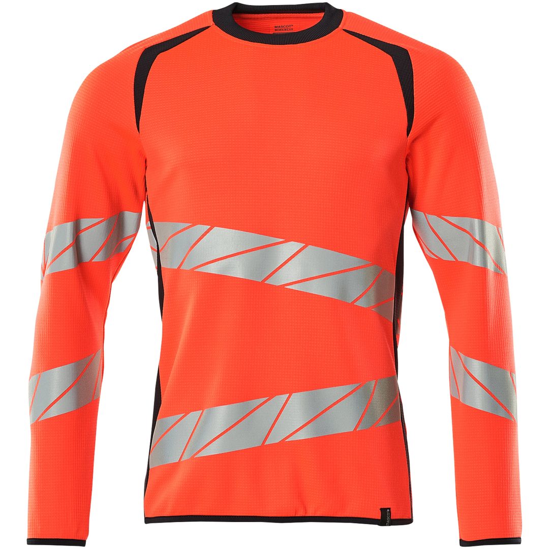 Sweatshirt Marin/hivisröd 19084-781 Mascot XS