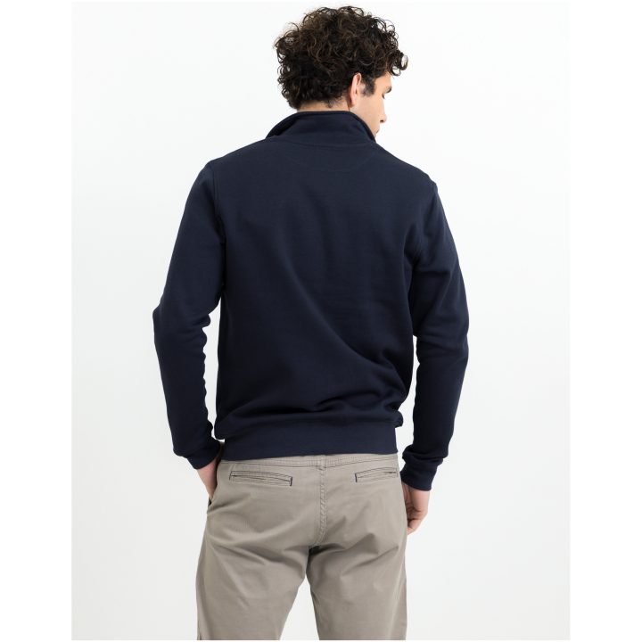 Sweatshirt Melville Heights Marinblå James Harvest – bild 3
