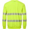 Sweatshirt Rundhals Fluorescerande Gul Top Swede XS – miniatyr 3
