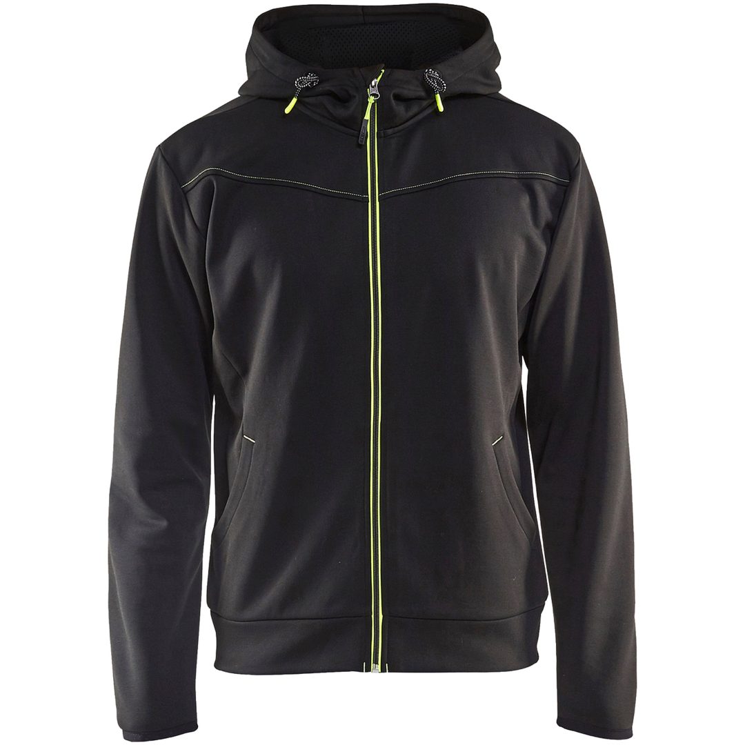 Sweatshirt Svart/gul 33632526 Blåkläder XS