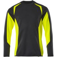 Sweatshirt Svart/hivisgul 22084-781 Mascot