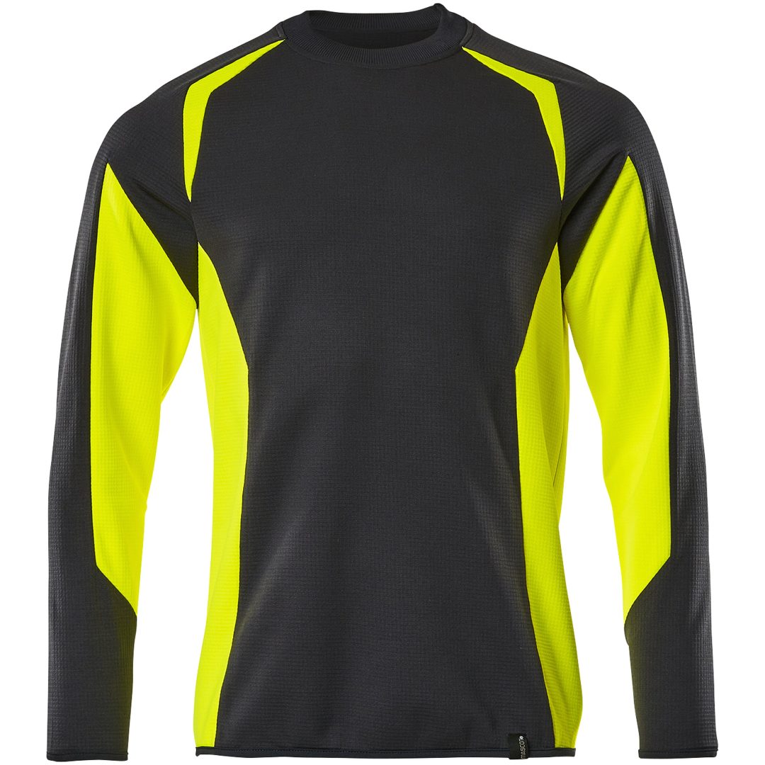 Sweatshirt Svart/hivisgul 22084-781 Mascot XS