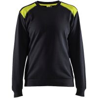 Sweatshirt Svart/hivisgul 34081158 Blåkläder