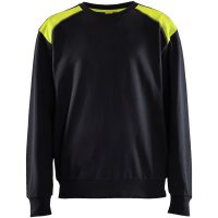 Sweatshirt Svart/hivisgul 35801158 Blåkläder