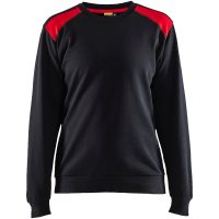 Sweatshirt Svart/hivisröd 34081158 Blåkläder