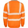 Sweatshirt Varsel 5123 Functional Orange Jobman Large – miniatyr 2