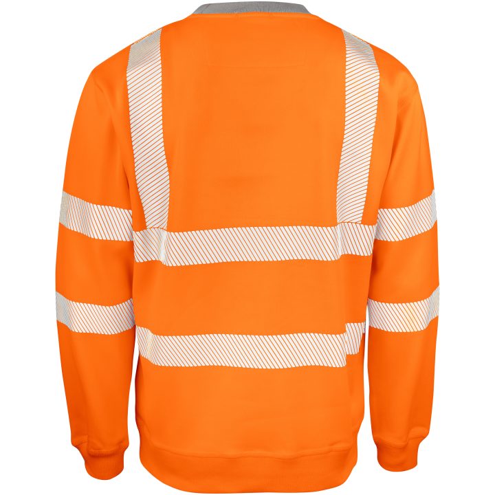 Sweatshirt Varsel 5123 Functional Orange Jobman Large – bild 2