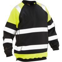 Sweatshirt Varsel 5124 Technical Svart/Gul Jobman