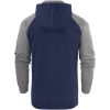 Sweatshirtjacka Chris Marinblå Gråmelerad Mac One XS – miniatyr 2