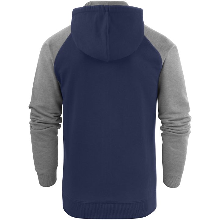 Sweatshirtjacka Chris Marinblå Gråmelerad Mac One XS – bild 2