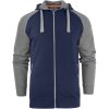 Sweatshirtjacka Chris Marinblå Gråmelerad Mac One XS – miniatyr 1