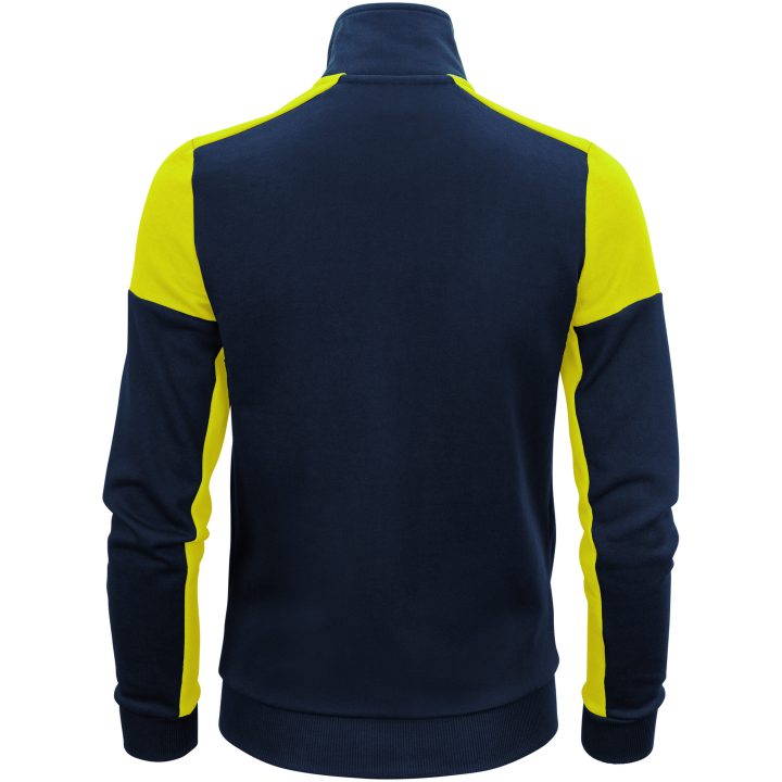 Sweatshirtjacka Dam Prime Marinblå/neongul Printer PRIME XS – bild 2