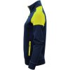 Sweatshirtjacka Dam Prime Marinblå/neongul Printer PRIME XS – miniatyr 3