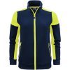 Sweatshirtjacka Dam Prime Marinblå/neongul Printer PRIME XS – miniatyr 1