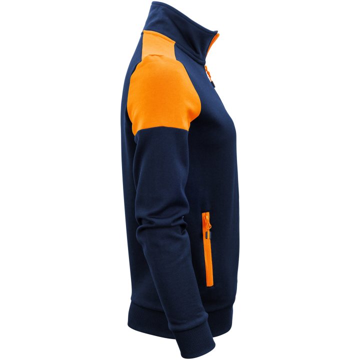 Sweatshirtjacka Dam Prime Marinblå/neonorange Printer PRIME XS – bild 3