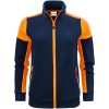 Sweatshirtjacka Dam Prime Marinblå/neonorange Printer PRIME XS – miniatyr 1