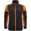 Sweatshirtjacka Dam Prime Svart/orange Printer PRIME XS – miniatyr 5