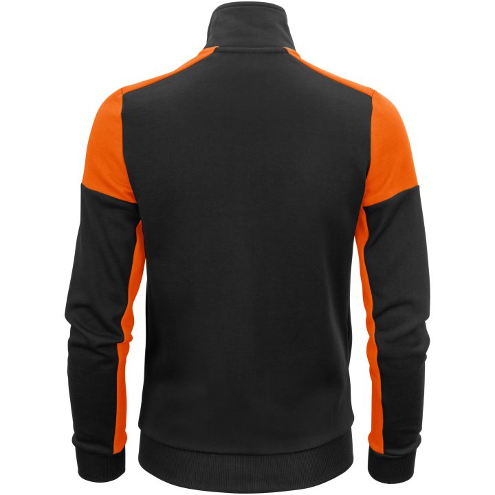 Sweatshirtjacka Dam Prime Svart/orange Printer PRIME XS – bild 7