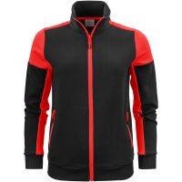 Sweatshirtjacka Dam Prime Svart/röd Printer PRIME