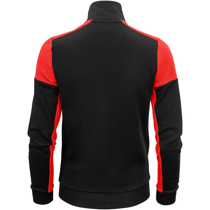 Sweatshirtjacka Dam Prime Svart/röd Printer PRIME XS – bild 2