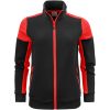 Sweatshirtjacka Dam Prime Svart/röd Printer PRIME XS – miniatyr 1