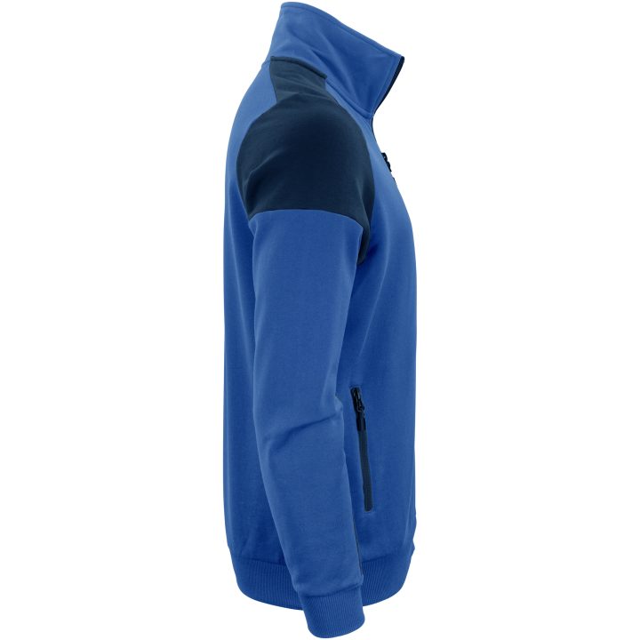 Sweatshirtjacka Koboltblå marinblå Printer PRIME s – bild 4