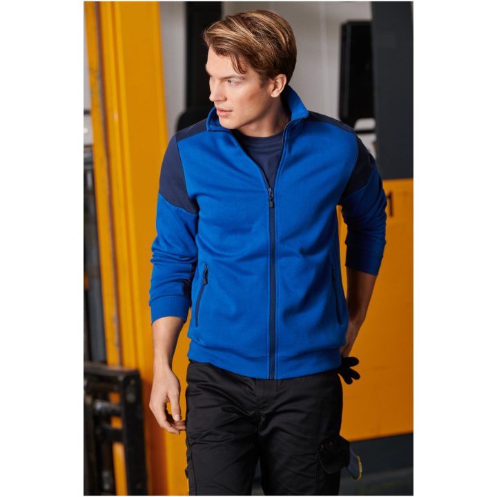 Sweatshirtjacka Koboltblå marinblå Printer PRIME s – bild 5