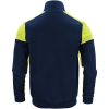Sweatshirtjacka Marinblå/neongul Printer PRIME s – miniatyr 2