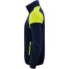 Sweatshirtjacka Marinblå/neongul Printer PRIME s – miniatyr 4
