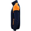 Sweatshirtjacka Marinblå/neonorange Printer PRIME s – miniatyr 3