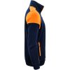 Sweatshirtjacka Marinblå/neonorange Printer PRIME s – miniatyr 4