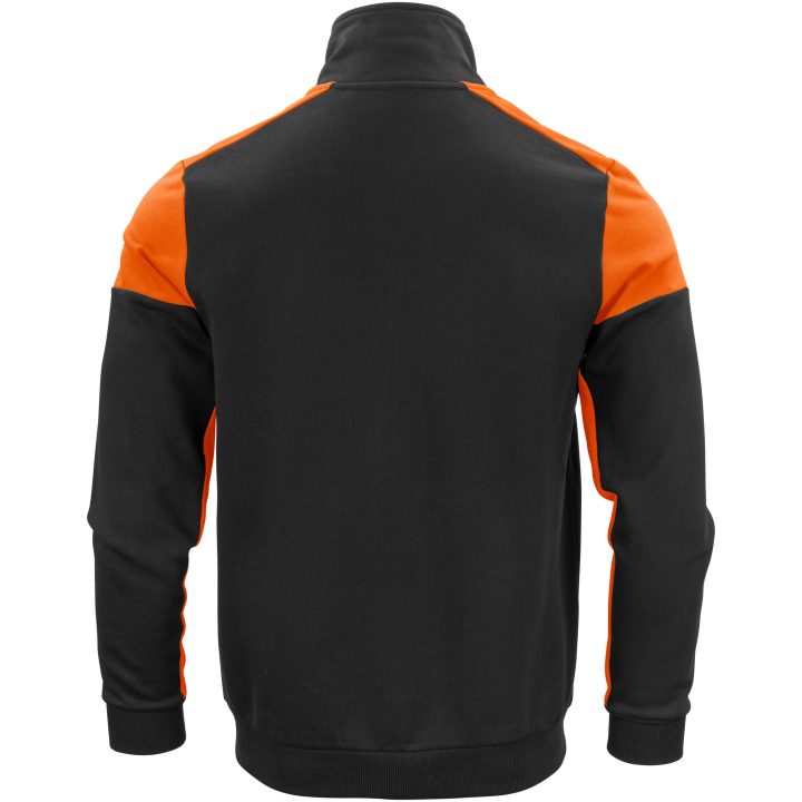 Sweatshirtjacka Svart/orange Printer PRIME s – bild 2