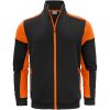 Sweatshirtjacka Svart/orange Printer PRIME s – miniatyr 1