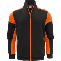 Sweatshirtjacka Svart/orange Printer PRIME