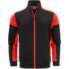 Sweatshirtjacka Svart/röd Printer PRIME s – miniatyr 1
