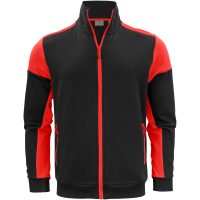 Sweatshirtjacka Svart/röd Printer PRIME