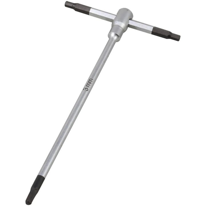 T-handtagsnyckel Hex Silver BIKESERVICE