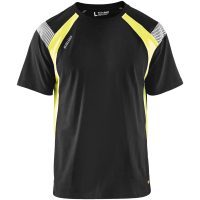 T-shirt 33321030 Svart / Gul BLÅKLÄDER