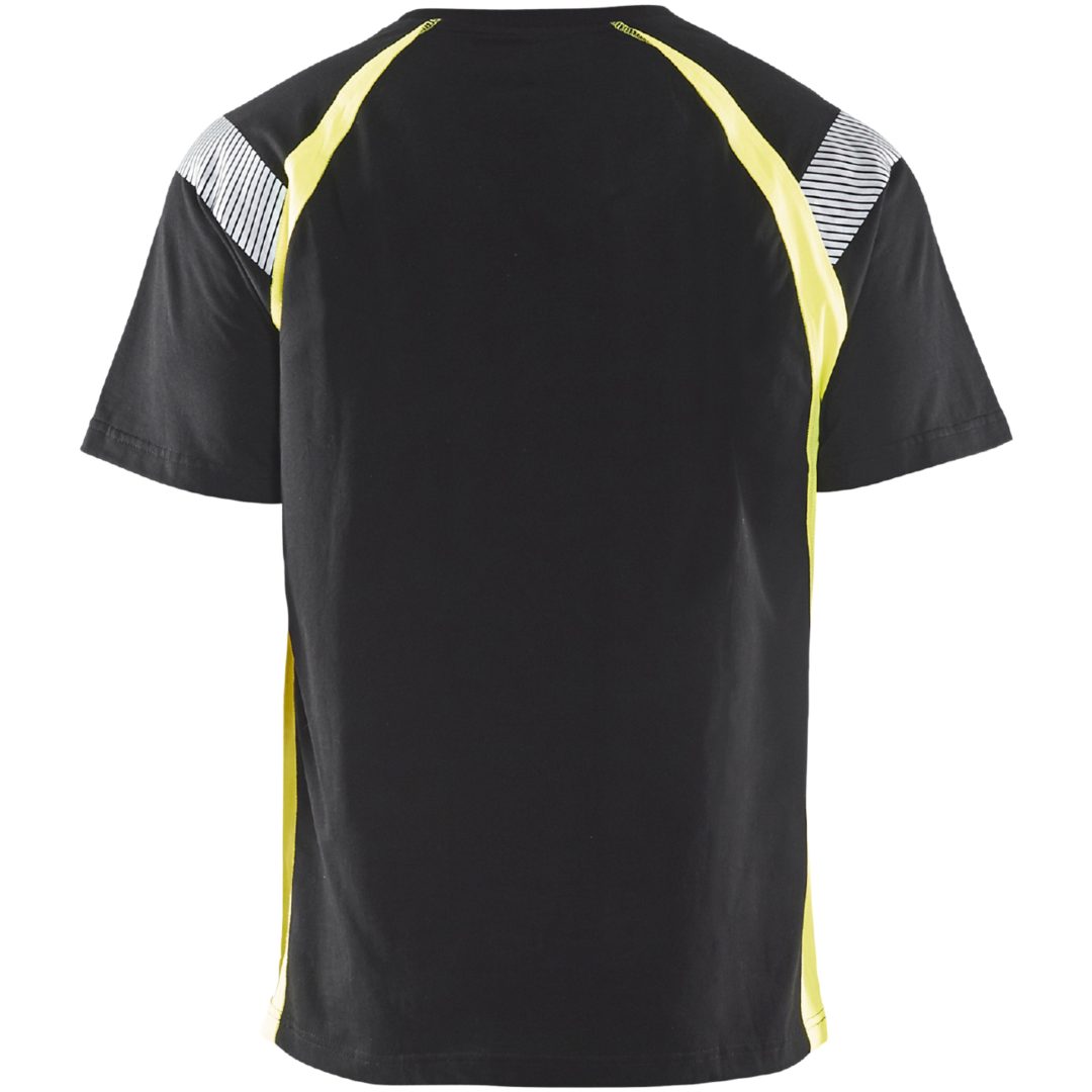 T-shirt 33321030 Svart / Gul BLÅKLÄDER T-SHIRT 33321030 SVART/GUL XS – bild 2