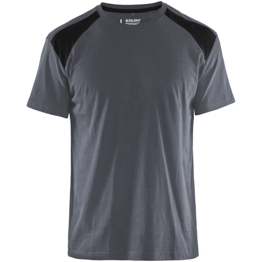 T-shirt 33791042 Grå / Svart BLÅKLÄDER T-SHIRT 33791042 GRÅ/SVART S
